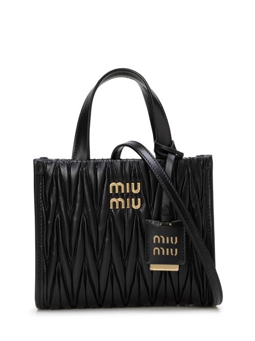 Borsa a mano in nappa matelassé MIU MIU | 5BA277N88F0002